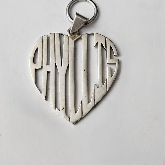 Sterling Silver Custom "Phyllis" Pendants – Solid Sterling - Picture 2 of 6